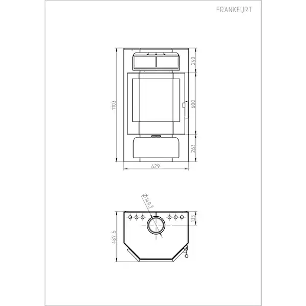 Bild 3 von THORMA Kaminofen »Frankfurt«, Speckstein, 9 kW