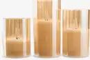 Bild 1 von LED-Kerze GLAM weiß/gold 3Stk/Pck