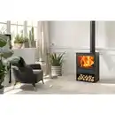 Bild 2 von PANADERO Kaminofen »Saphir«, schwarzmetallic, Stahl, 7,1 kW