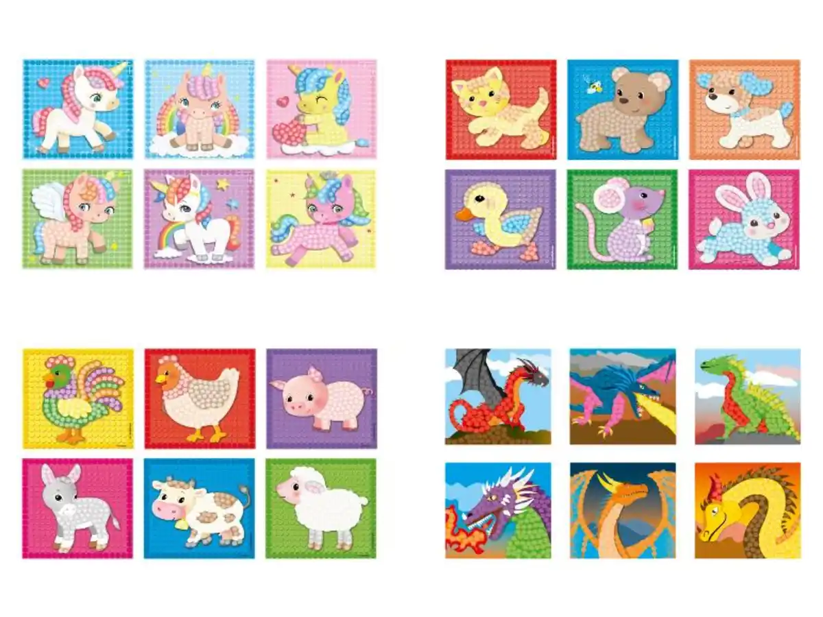 Bild 1 von Playmais Little Mosaic, mit farbenfrohen Motiven