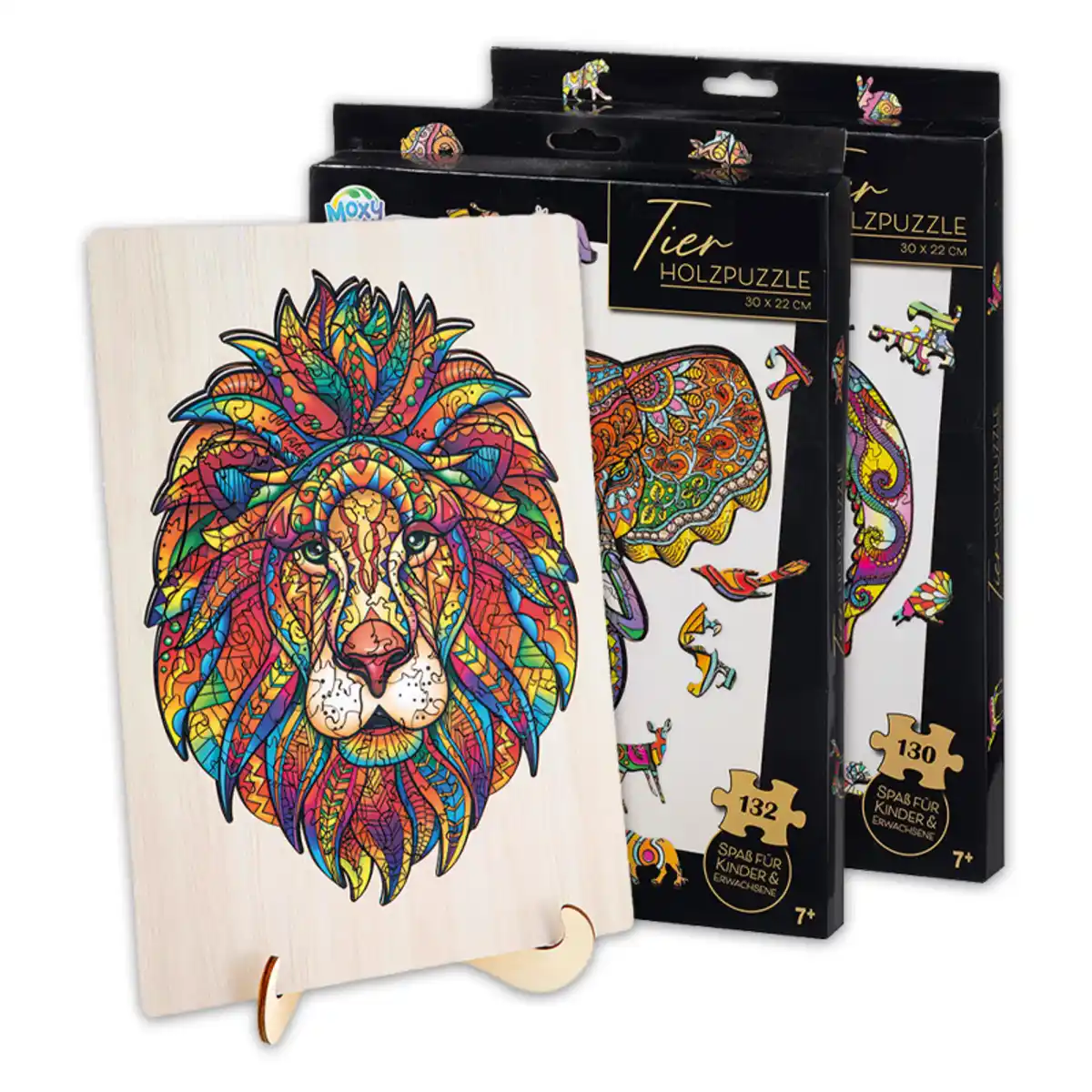 Bild 1 von Moxy Tier-Holzpuzzle