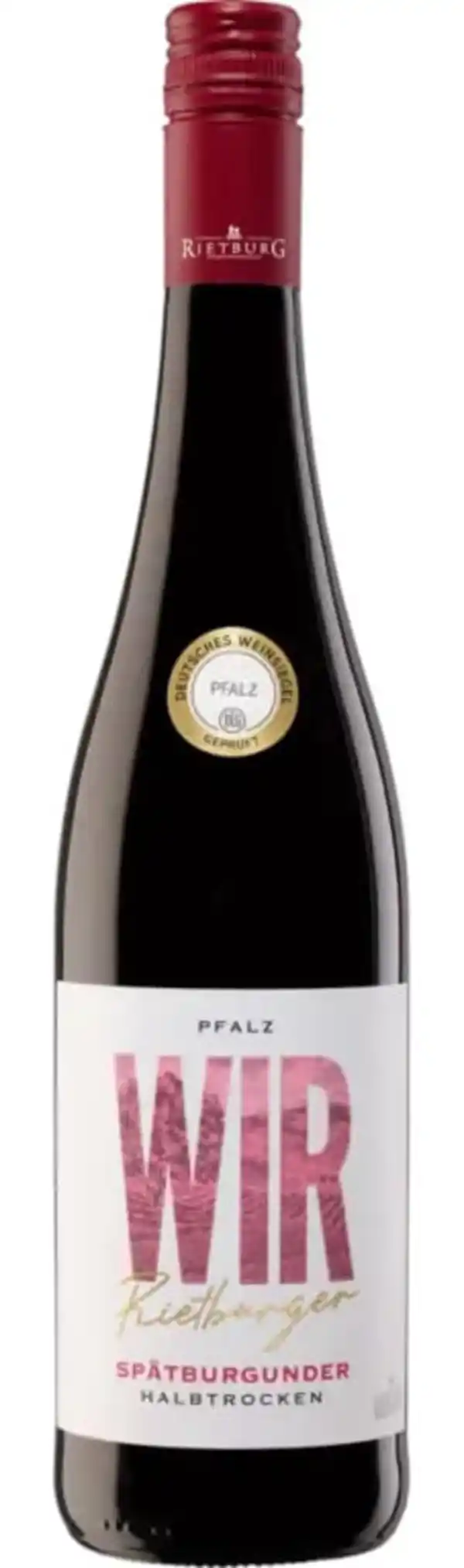 Bild 1 von Wir Rietburger Rotwein Spätburgunder QbA halbtrocken 0,75l