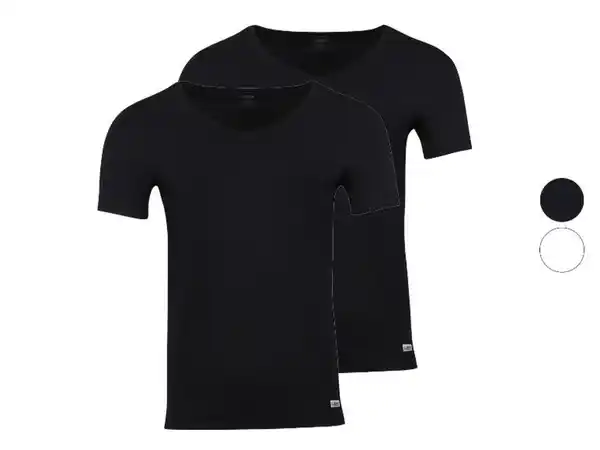Bild 1 von LOOKS by Wolfgang Joop Herren Unterhemd/T-Shirt, 2 Stück