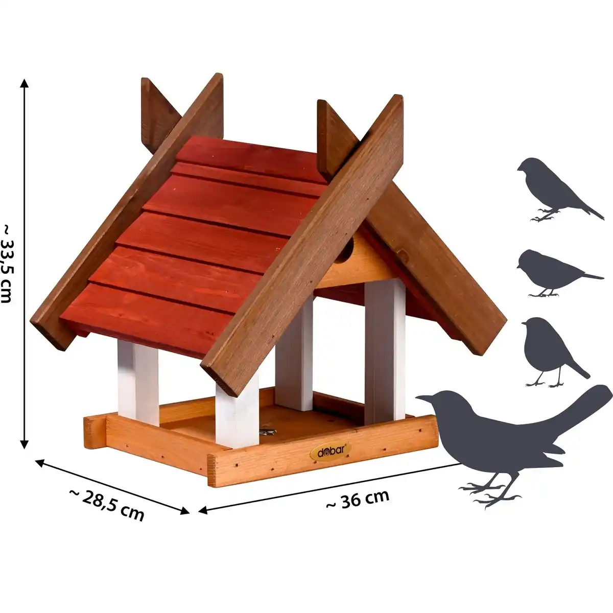 Bild 4 von DOBAR Vogelhaus »Herbstfrüchte«, mit Futtertablet, für Ständermontage