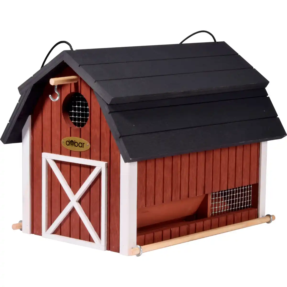 Bild 2 von DOBAR Vogelhaus »Katthult«, BxHxL: 21 x 23,5 x 31,5 cm, rot