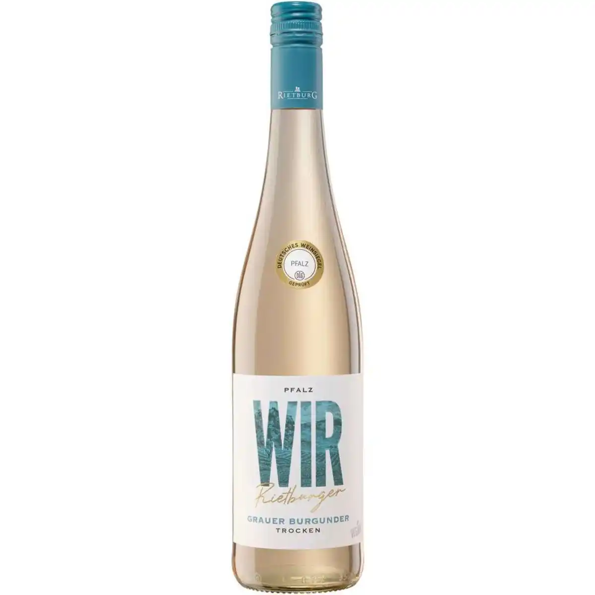 Bild 1 von Wir Rietburger Weißwein Grauer Burgunder Pfalz QbA trocken