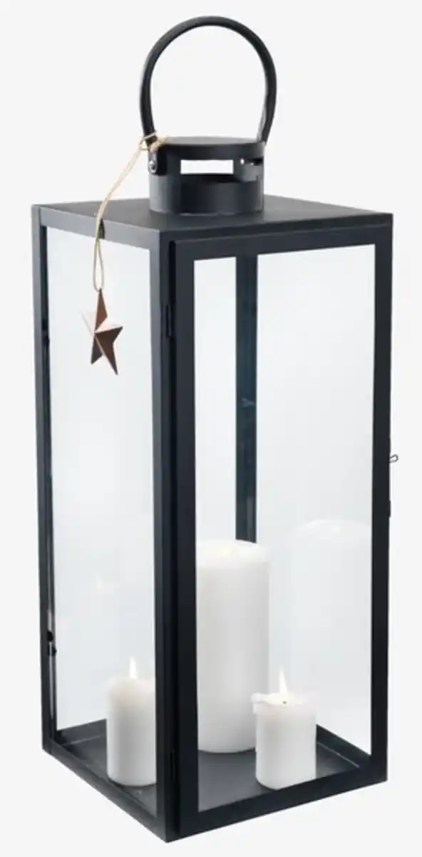 Bild 1 von Laterne THULIT B21xL21xH54 cm schwarz