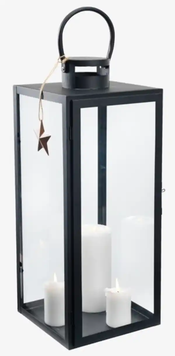 Bild 1 von Laterne THULIT B21xL21xH54 cm schwarz
