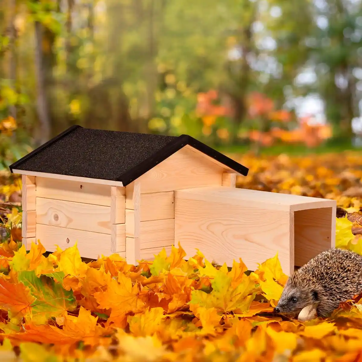 Bild 3 von DOBAR Igelhaus »Tartu«, BxHxL: 39 x 31 x 70 cm, braun