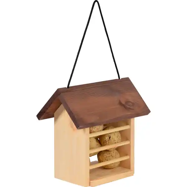 Bild 1 von DOBAR Futterspender, aus Holz, zum Aufhängen, BxHxL: 14 x 21 x 22cm
