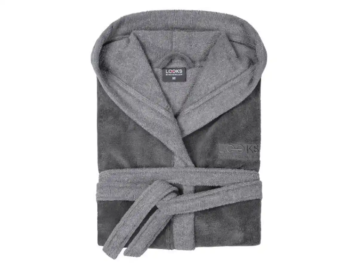 Bild 3 von LOOKS by Wolfgang Joop Bademantel mit Kapuze, mit saugfähigem Wirkfrottier