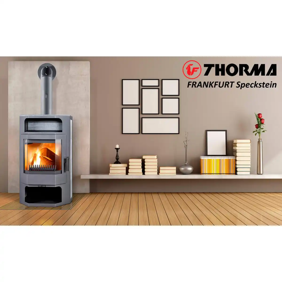 Bild 2 von THORMA Kaminofen »Frankfurt«, Speckstein, 9 kW