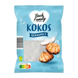 BACK FAMILY Kokosraspeln 200g