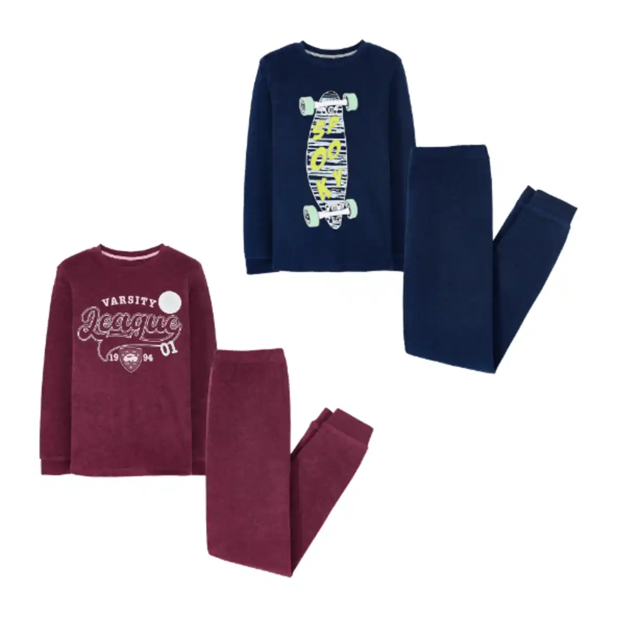 Bild 1 von L&D Kinder-Frottee-Pyjama