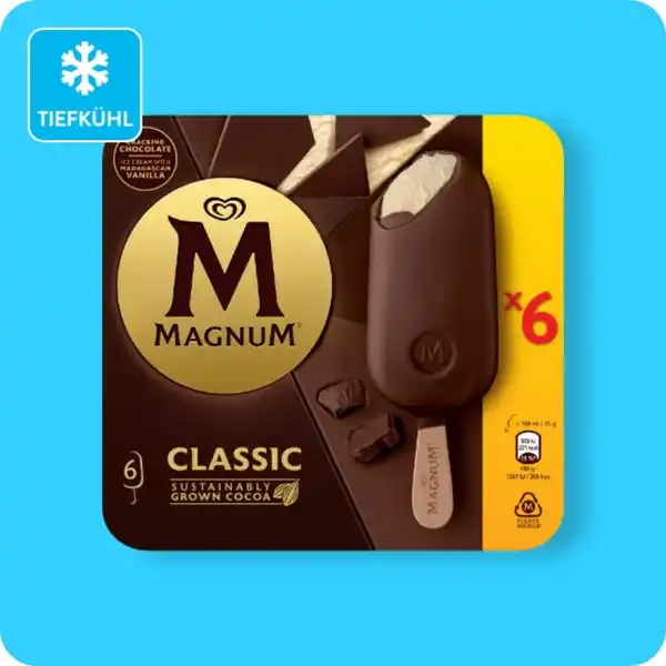 Bild 1 von LANGNESE Magnum-Stieleis, Classic oder Almond