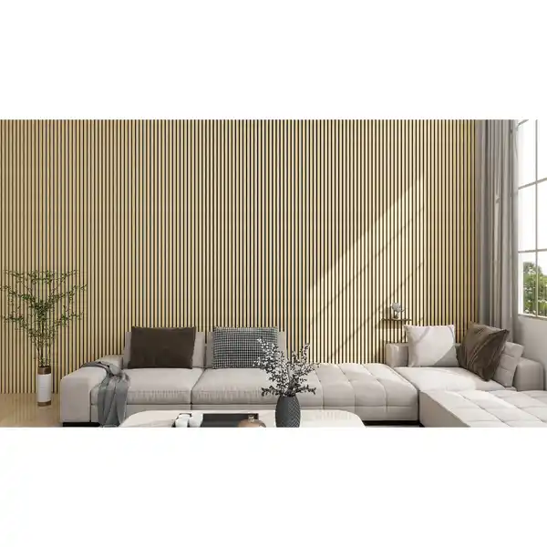 Bild 2 von DEAL Akustikpaneel, 2er-Pack, BxL: 28 x 240 cm, MDF, Eiche