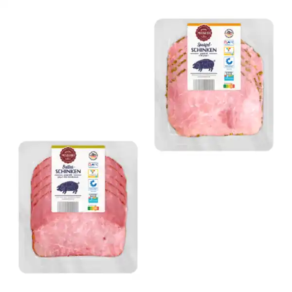 Bild 1 von MEINE METZGEREI Butter-/Spargelschinken 100g