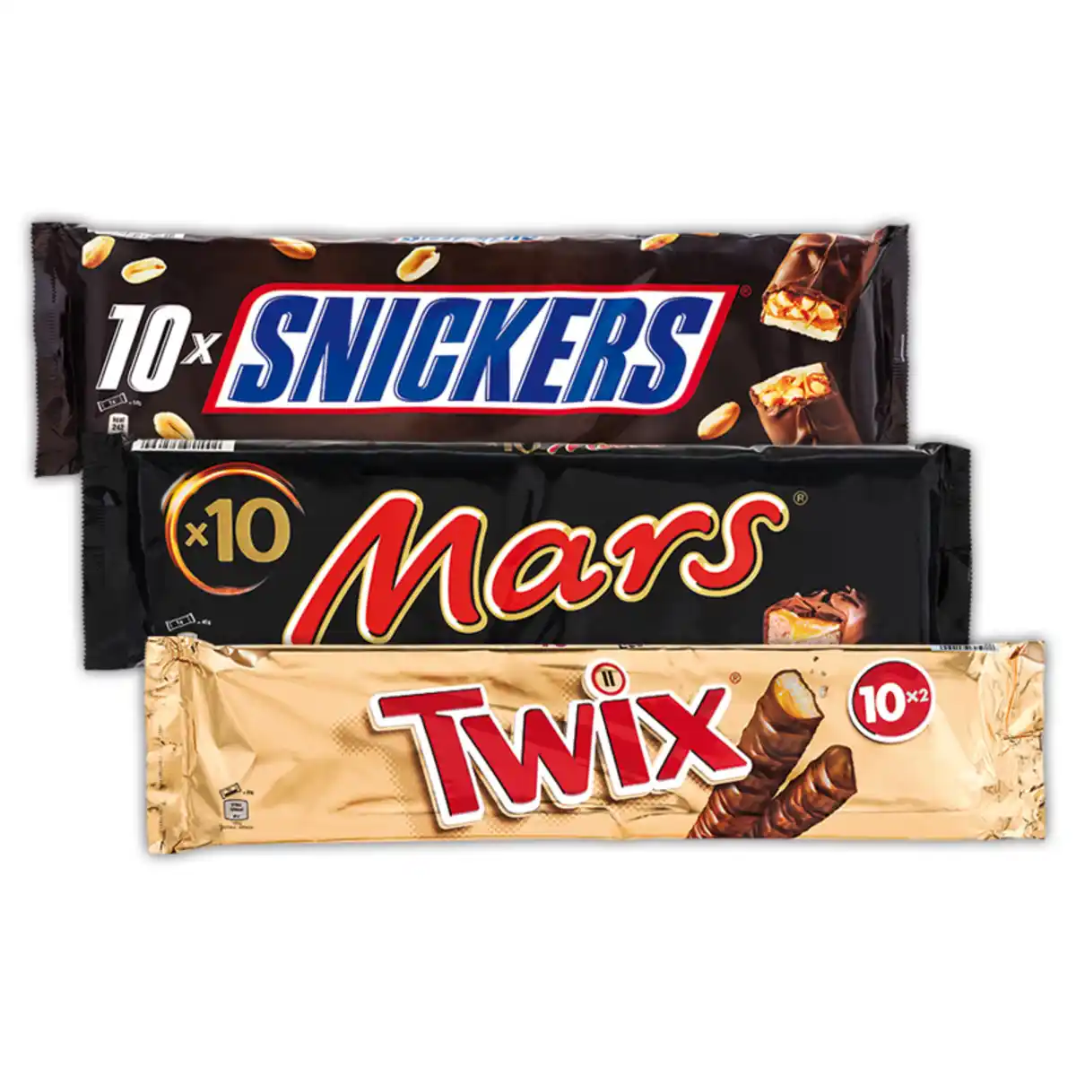 Bild 1 von Twix/Mars/Snickers Schokoriegel