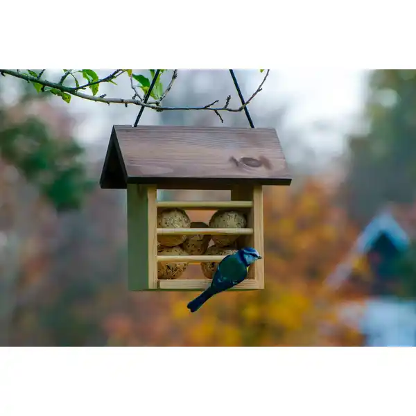 Bild 2 von DOBAR Futterspender, aus Holz, zum Aufhängen, BxHxL: 14 x 21 x 22cm