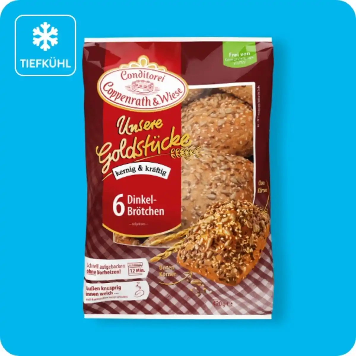 Bild 1 von COPPENRATH & WIESE Unsere Goldstücke, Dinkelbrötchen