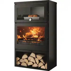 PANADERO Kaminofen »Zamora«, schwarzmetallic, Stahl, 7,1 kW