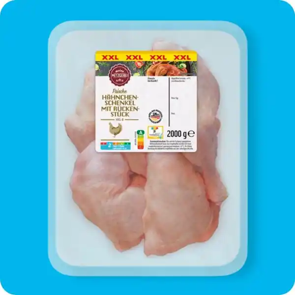 Bild 1 von MEINE METZGEREI Hähnchenschenkel mit Rückenstück