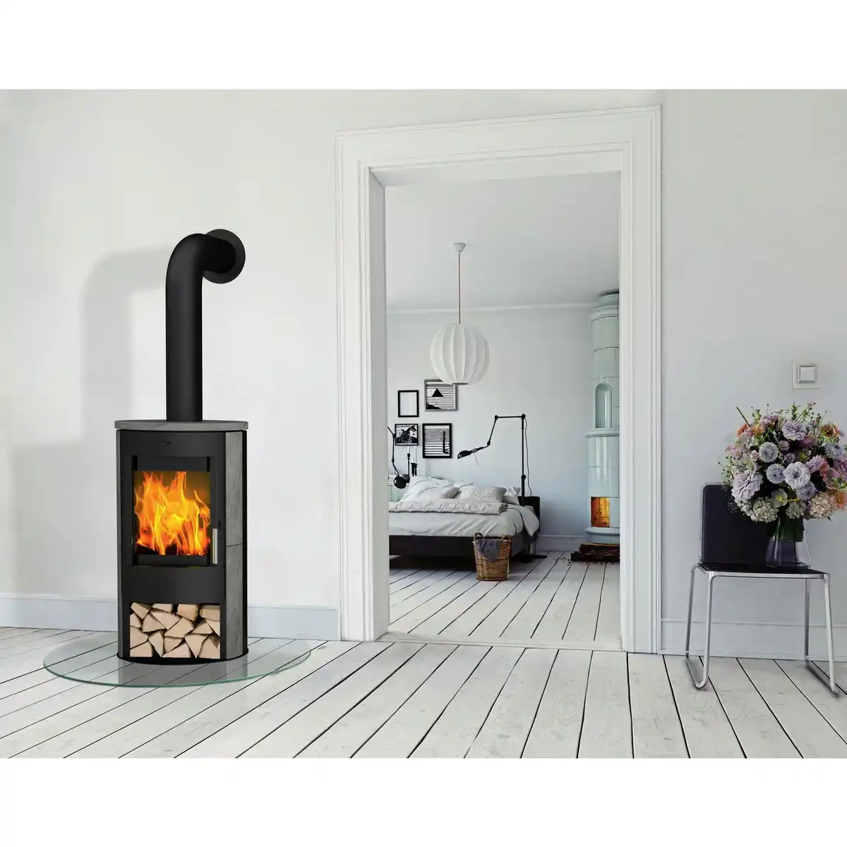 Bild 2 von FIREPLACE Kaminofen »Zaria«, schwarz/grau, Speckstein, 6 kW