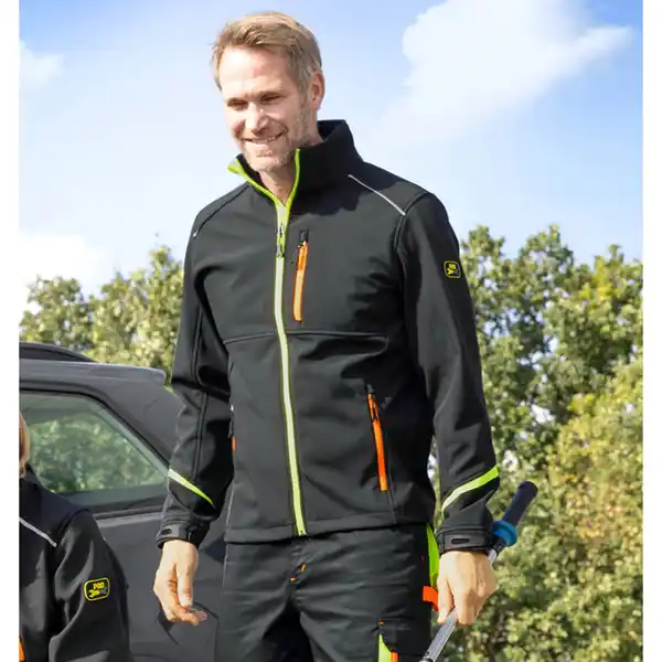 Bild 2 von Toptex Pro Herren-Arbeits-Softshelljacke "Handwerkerstyle"