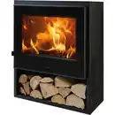 Bild 1 von PANADERO Kaminofen »Borneo-S«, schwarzmetallic, Stahl, 6,7 kW