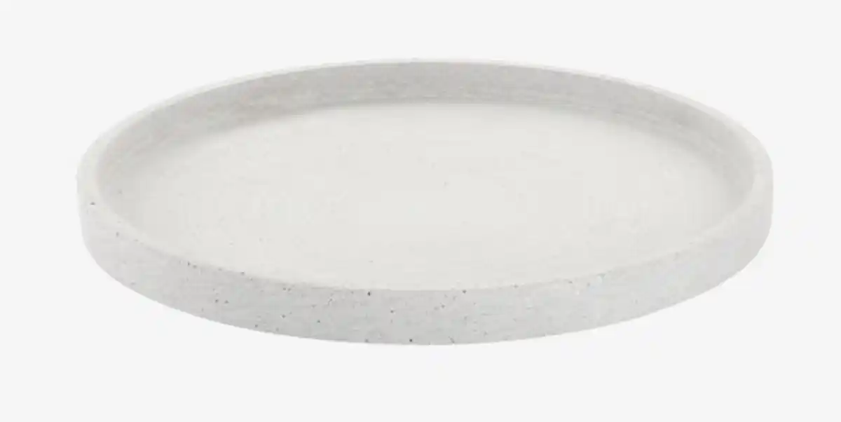 Bild 1 von Dekotablett NISSE Ø25xH2cm grau