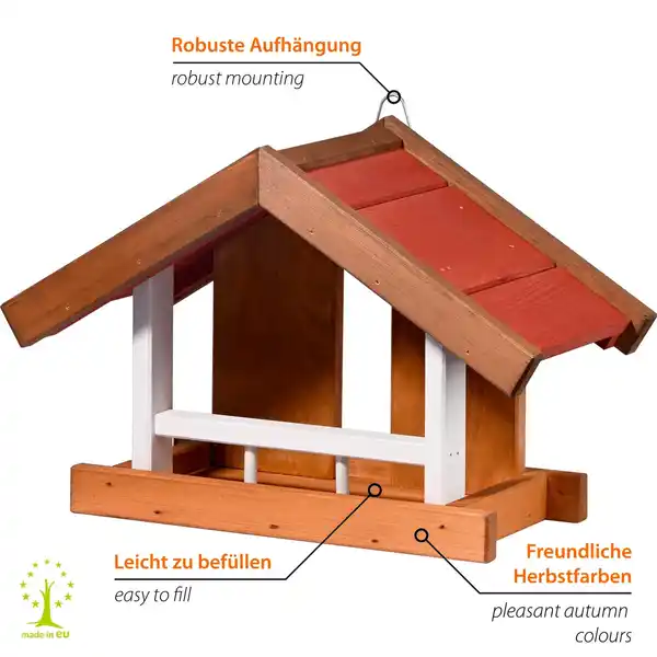 Bild 2 von DOBAR Vogelhaus »Herbstfrüchte«, Wandaufhängung