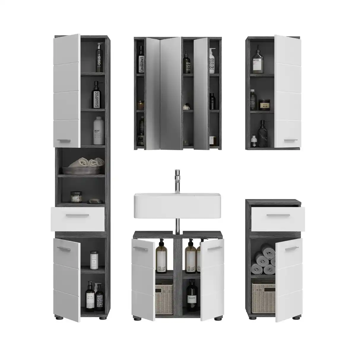Bild 1 von Badmöbel-Set »Blake«, 5-teilig