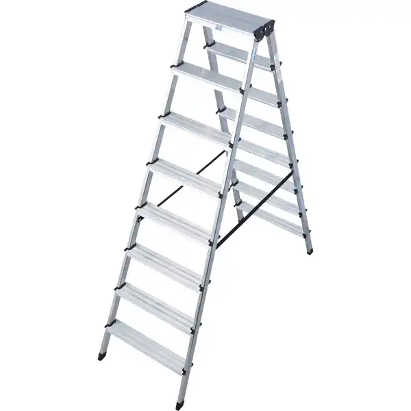 Bild 1 von Krause Doppelstufenleiter 'Dopplo' 2 x 8 Stufen 330 cm
