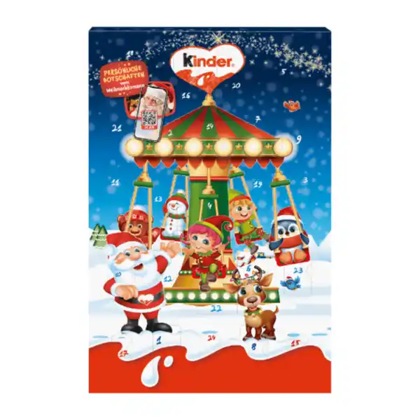 Bild 2 von FERRERO Kinder Mini Mix Adventskalender 151g