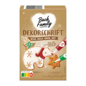 BACK FAMILY Dekorschrift 25g