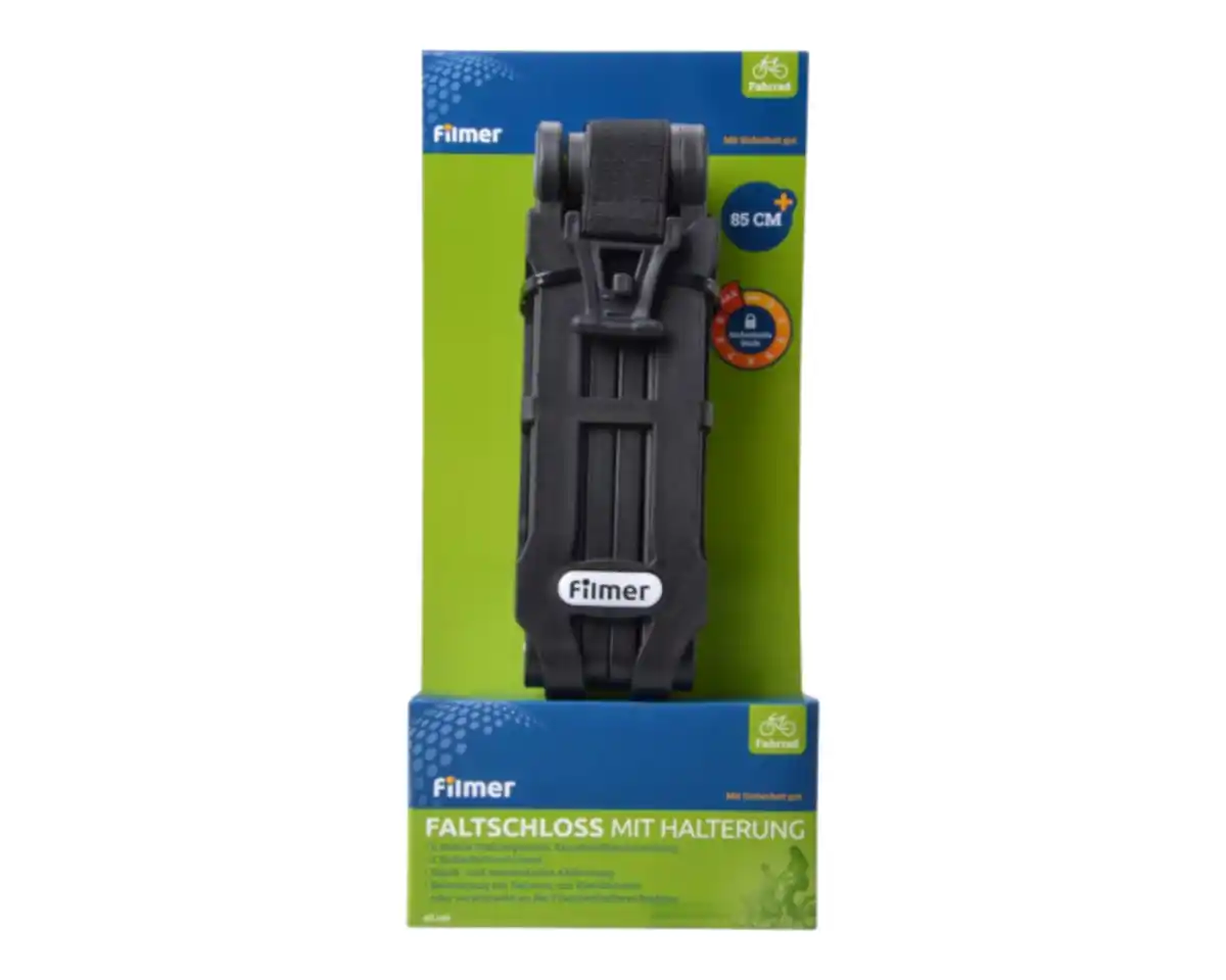 Bild 1 von Faltschloss Fahrrad, mit Halterung