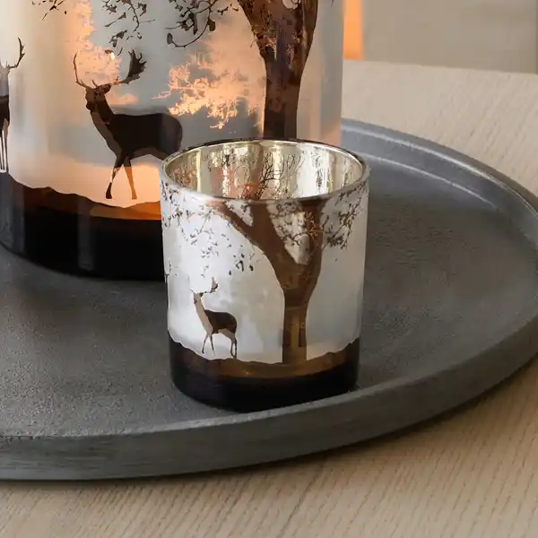 Bild 1 von Kerzenglas mit Hirsch-Motiv