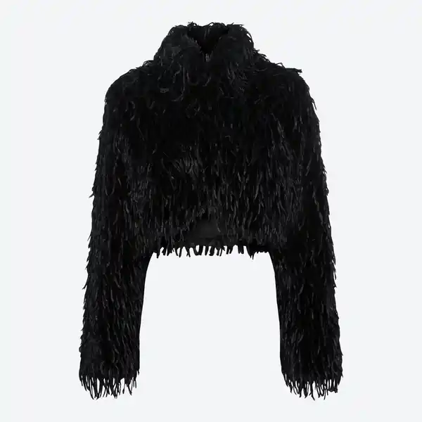 Bild 3 von Damen-Federjacke im Bolero-Stil