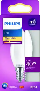 PHILIPS LED Kerze 40W E14