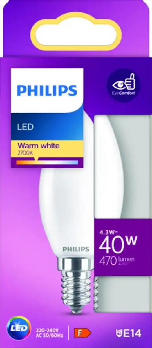 Bild 1 von PHILIPS LED Kerze 40W E14