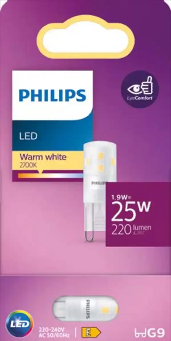 Bild 1 von PHILIPS LED Birne 25W G9 warm white
