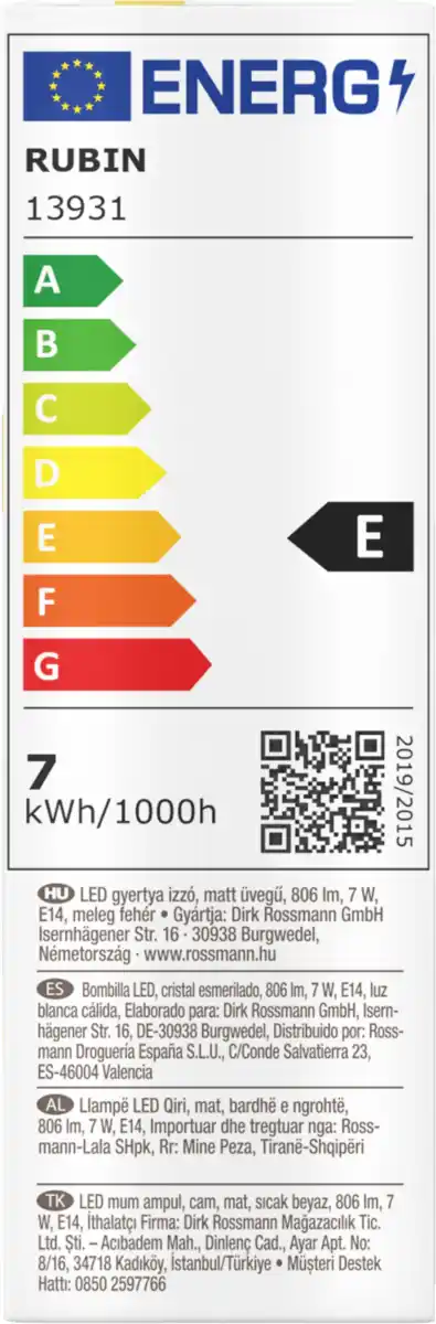 Bild 3 von RUBIN LED KERZE MATT 60W