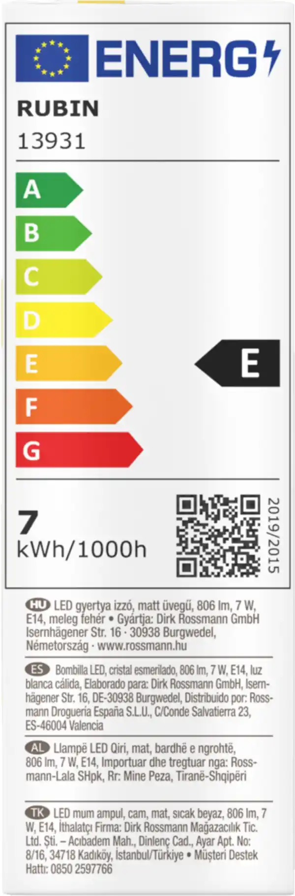 Bild 3 von RUBIN LED KERZE MATT 60W