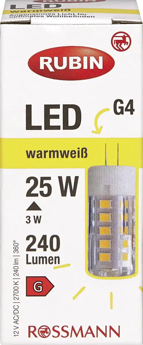 Bild 1 von RUBIN LED G4 25W