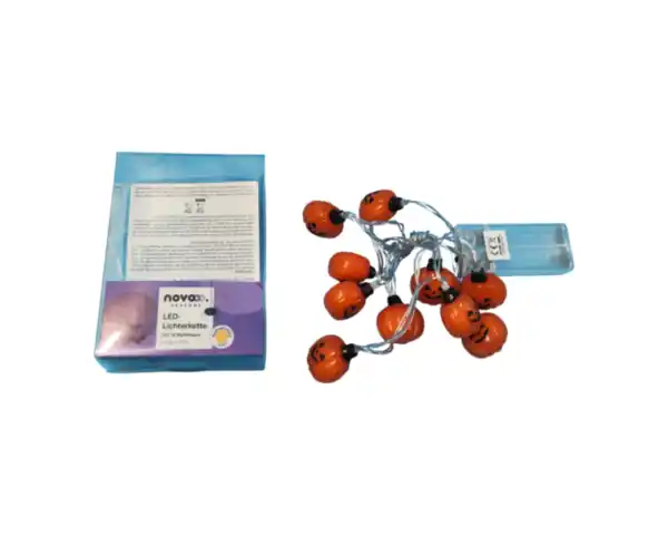 Bild 1 von LED Lichterkette Kürbis 10LED Halloween