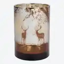 Bild 3 von Kerzenglas mit Hirsch-Motiv