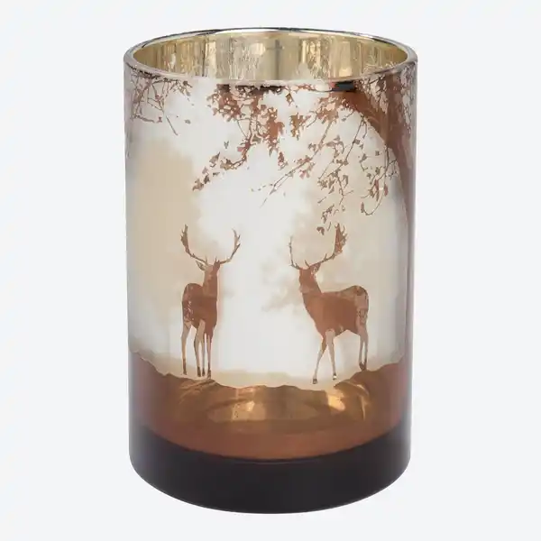 Bild 3 von Kerzenglas mit Hirsch-Motiv