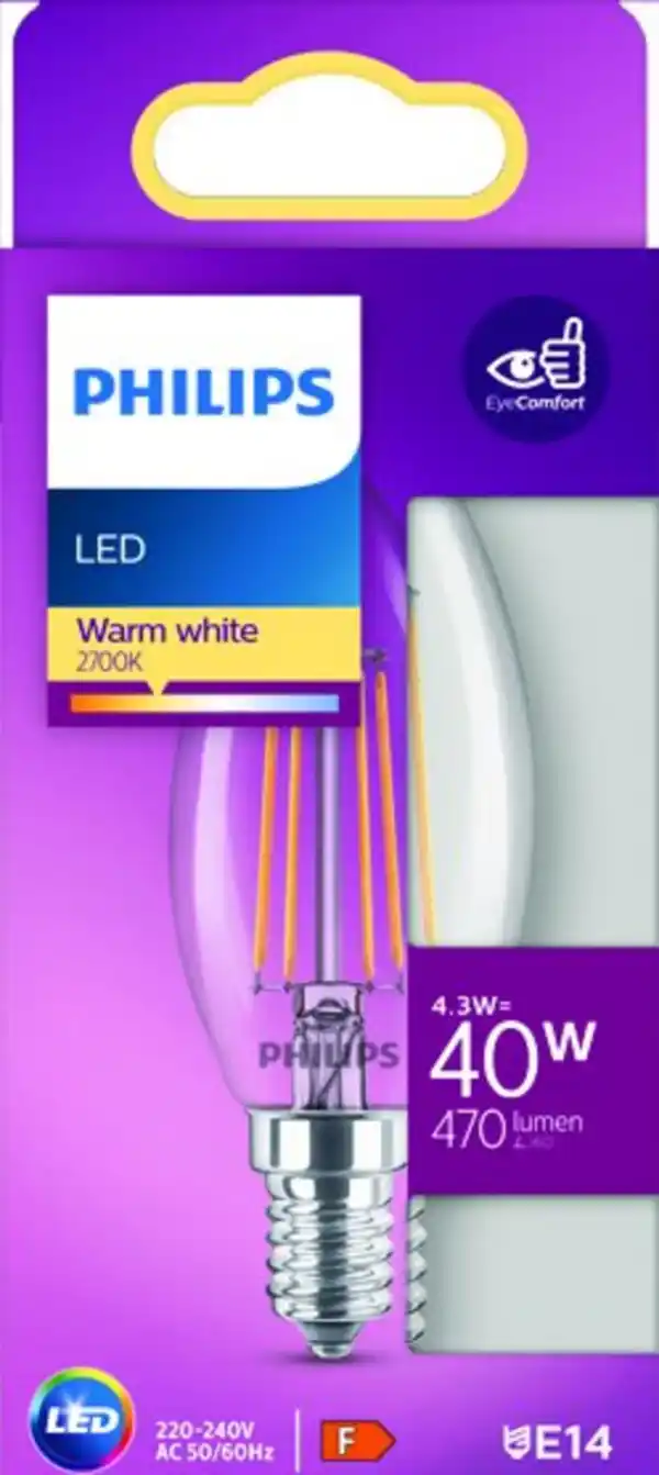 Bild 1 von PHILIPS LED Kerze 40W E14