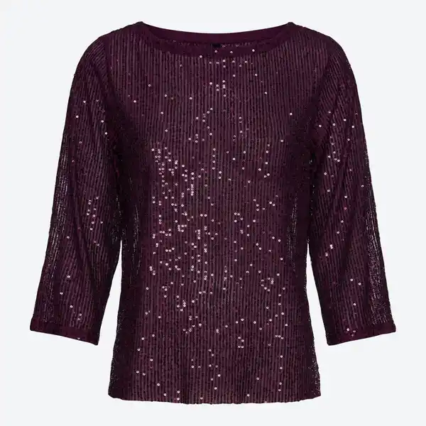 Bild 3 von Damen-Langarmshirt mit Pailletten