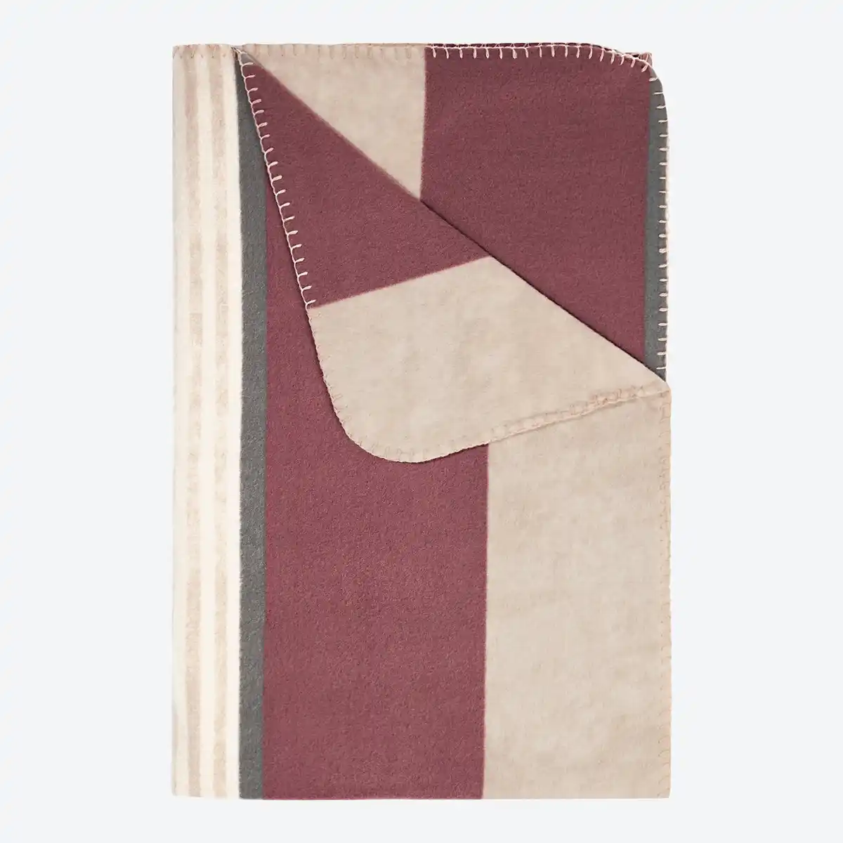 Bild 1 von Polarfleecedecke mit Ziernaht, ca. 120x160cm